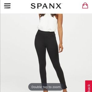 New Spanx M Petite The Perfect Black Pant